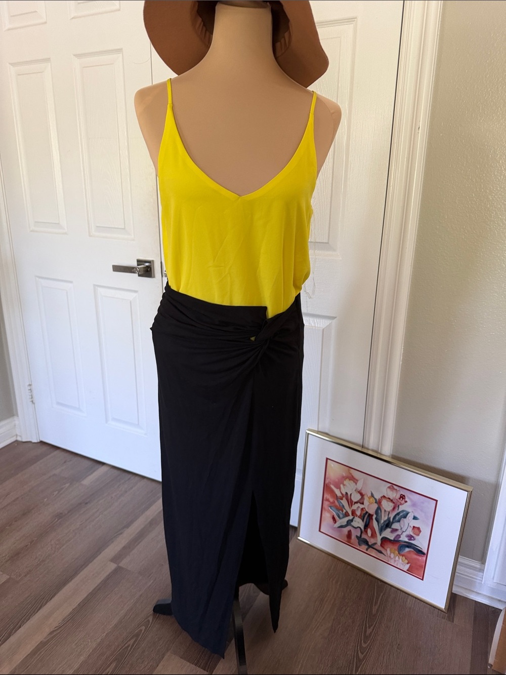 ELOQUII black maxi skirt